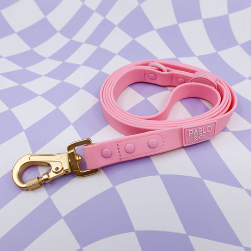 PABLO & CO Waterproof Leash Bubblegum
